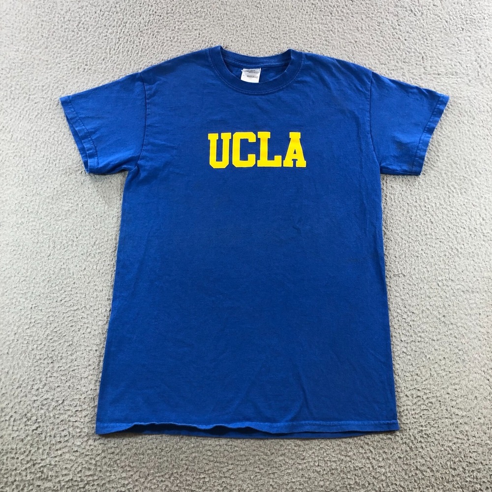 UCLA T Shirt Mens S Blue spell out college football
